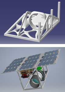 Kleinsatellit hybrider Leichtbau