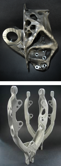 Additively manufactured lightweight components