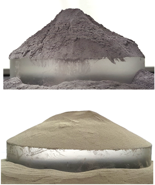 Powder from Ti and Al alloys