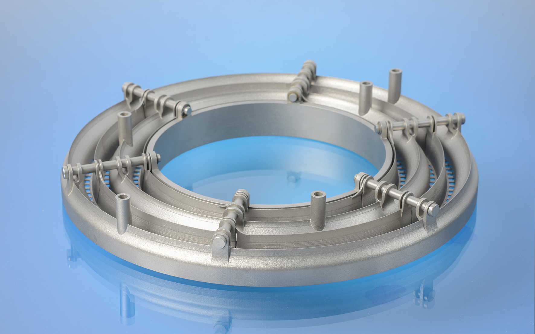 3D-printed micro-mixing combustion head