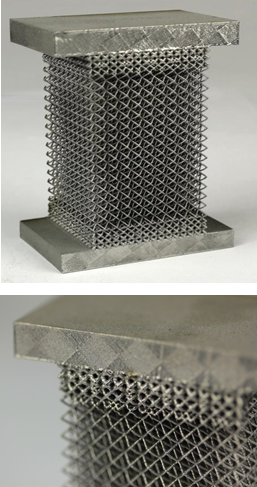 Lattice structure for lightweight design